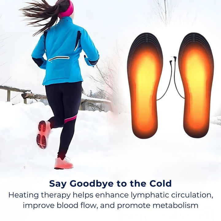 HeatStride Heated Shoe Insoles | Heating Adjustable Shoe Inserts - Temperature Control - Cold Weather - Cold Feet Bowlift