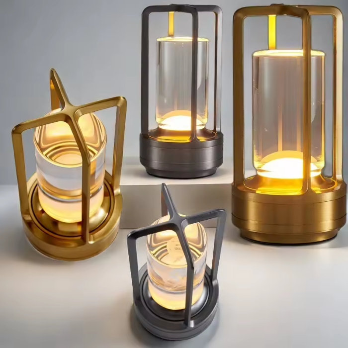 BowLift | Warm LED Cordless Table Lamp – Battery Operated Nordic Design - LED with Touch Control, Suitable for Bedroom, Home, Outdoor - Ideal Night Light