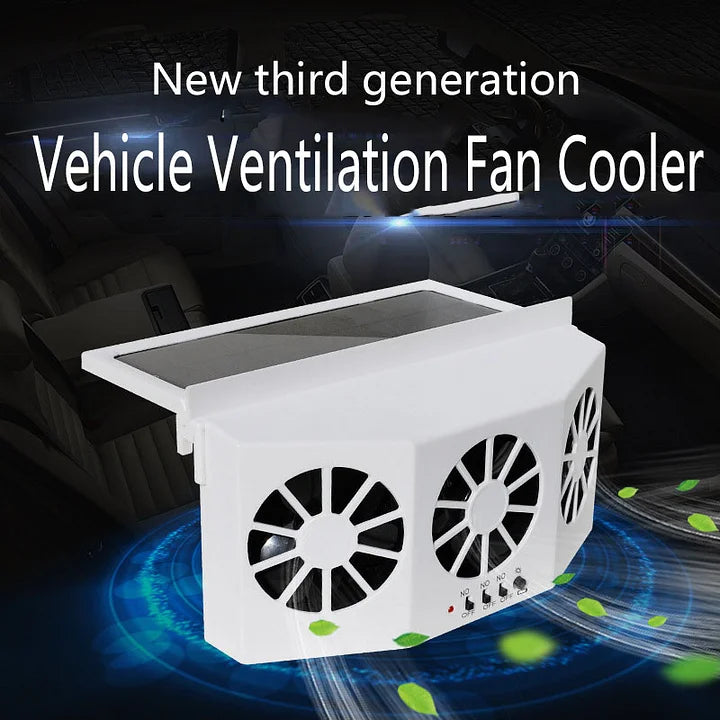 The New Solar Car Cooling Artifact [air circulation exhaust fan] | Bowlift