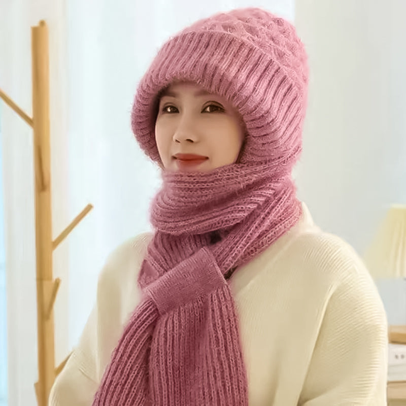 BowLift | Integrated hearing protection windproof hat scarf