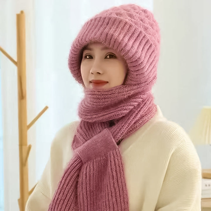 BowLift | Integrated hearing protection windproof hat scarf