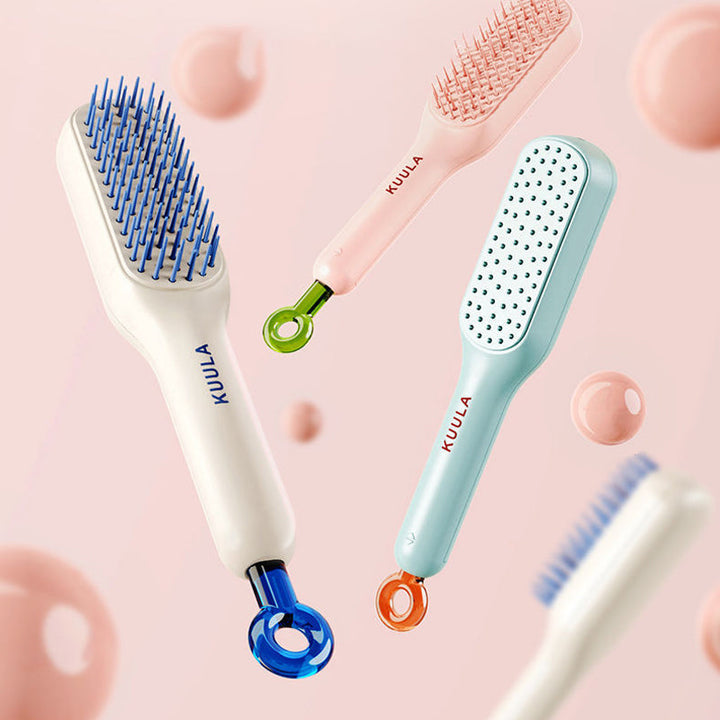 BowLift | Self-cleaning anti-static massage comb
