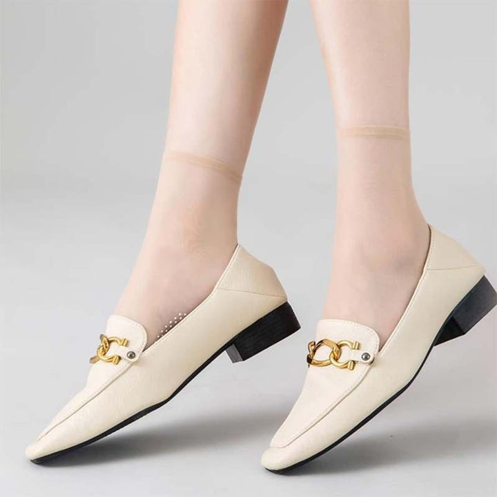 Spring Summer Invisible Non-Slip Crystal Silk Socks | Bowlift
