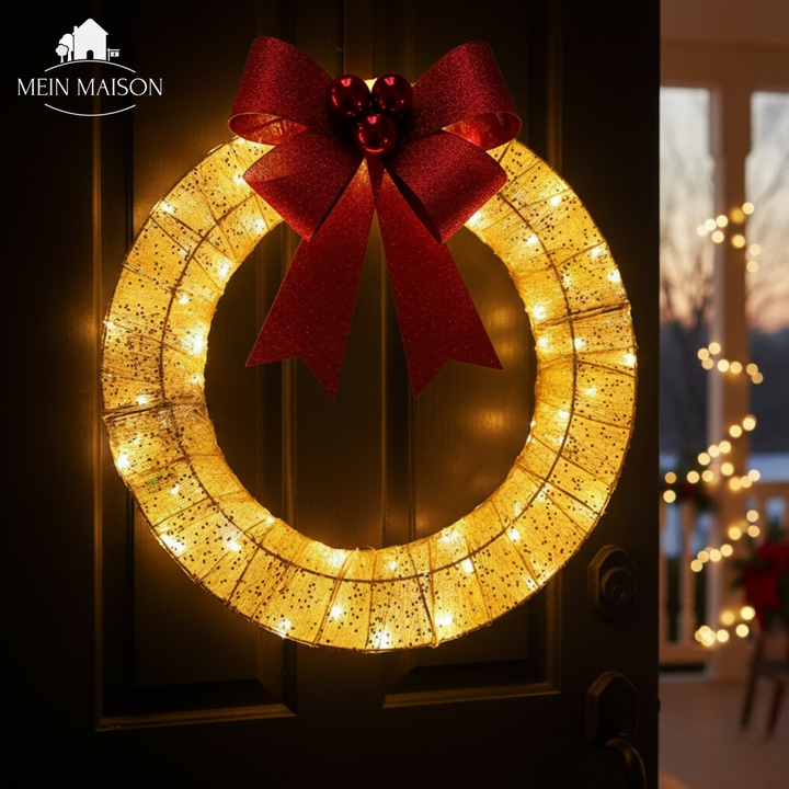 BowLift | GlowBow – The glowing Christmas wreath garland for festive elegance