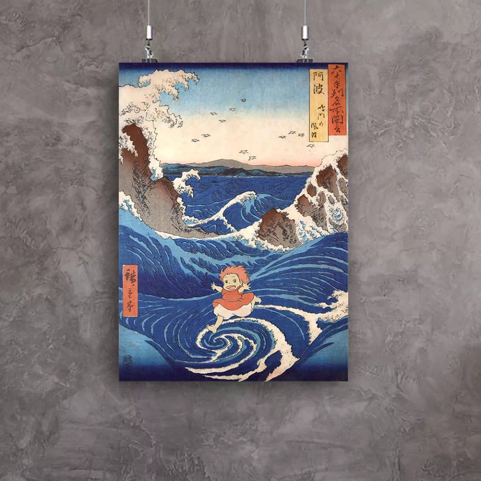 Running On Water - Canvas Wall Art Painting | Bowlift