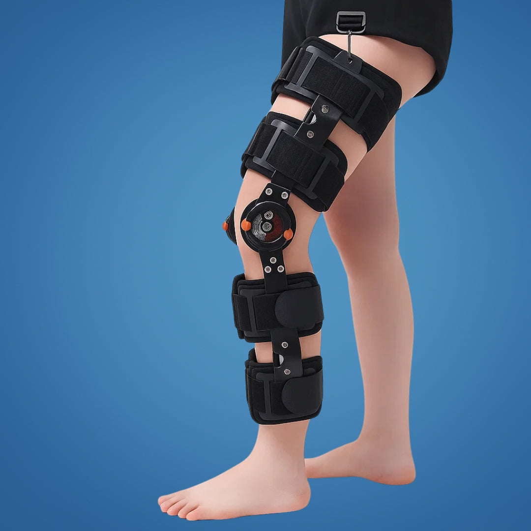 Adjustable Leg Stabiliser – Cushioned Soft Fabric – Pain Relief Recovery And Everyday Movement Bowlift