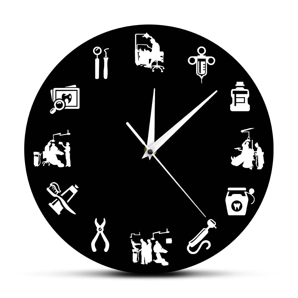 BowLift | Stylish Dental - Design Wall Clock for a Modern Interior