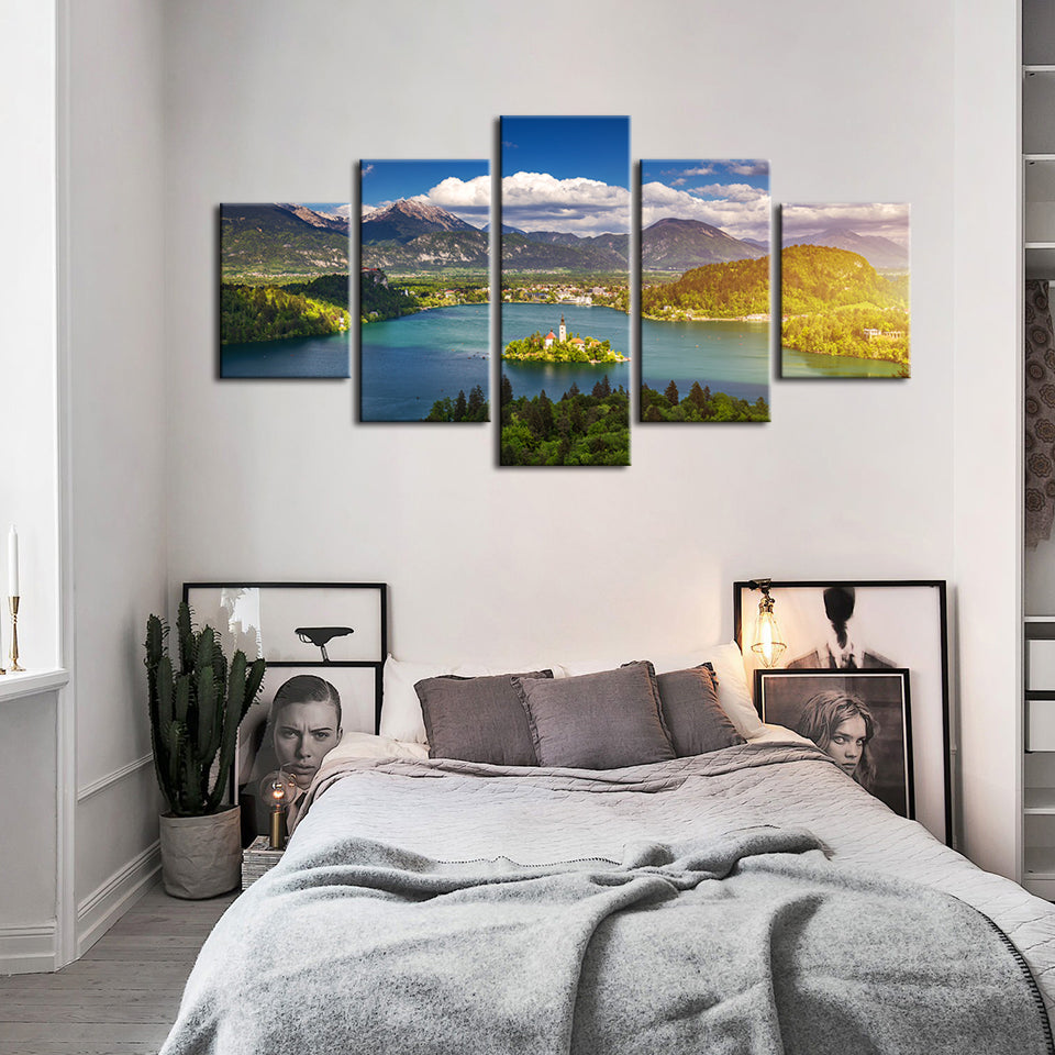 Peace Of The Land 5 Piece - Canvas Wall Art Painting | Bowlift