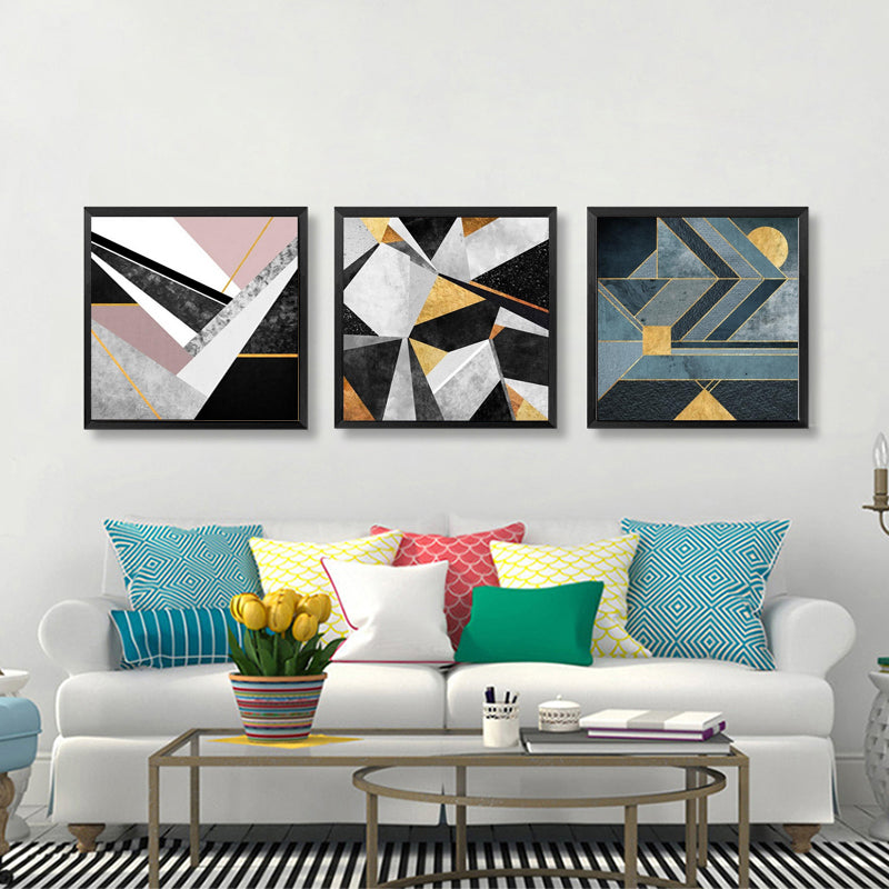 Color Contrast In Room - Canvas Wall Art Painting | Bowlift