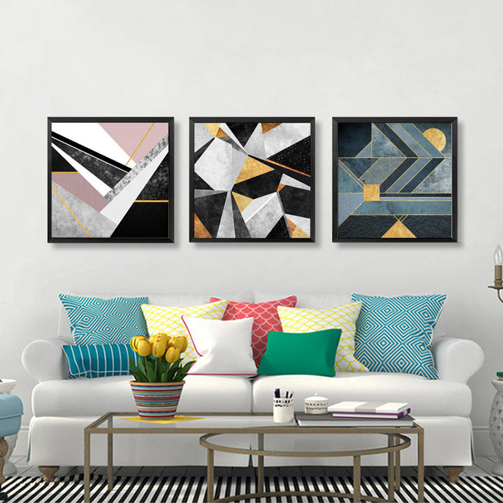 Color Contrast In Room - Canvas Wall Art Painting | Bowlift