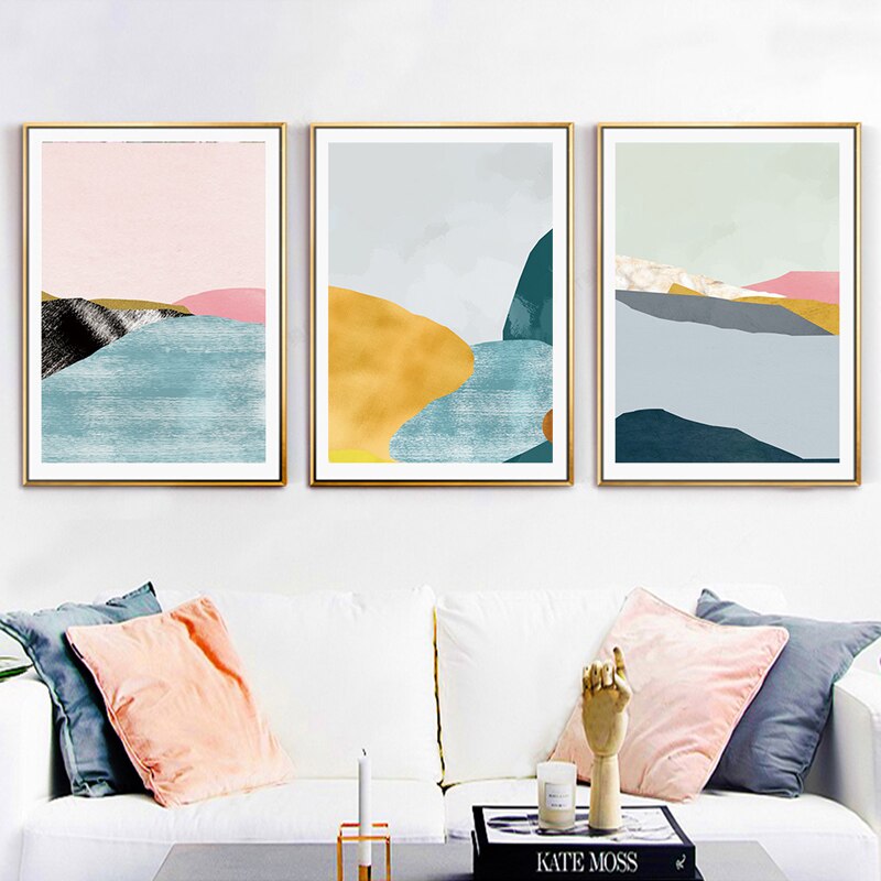Flow Of River - Canvas Wall Art Painting | Bowlift