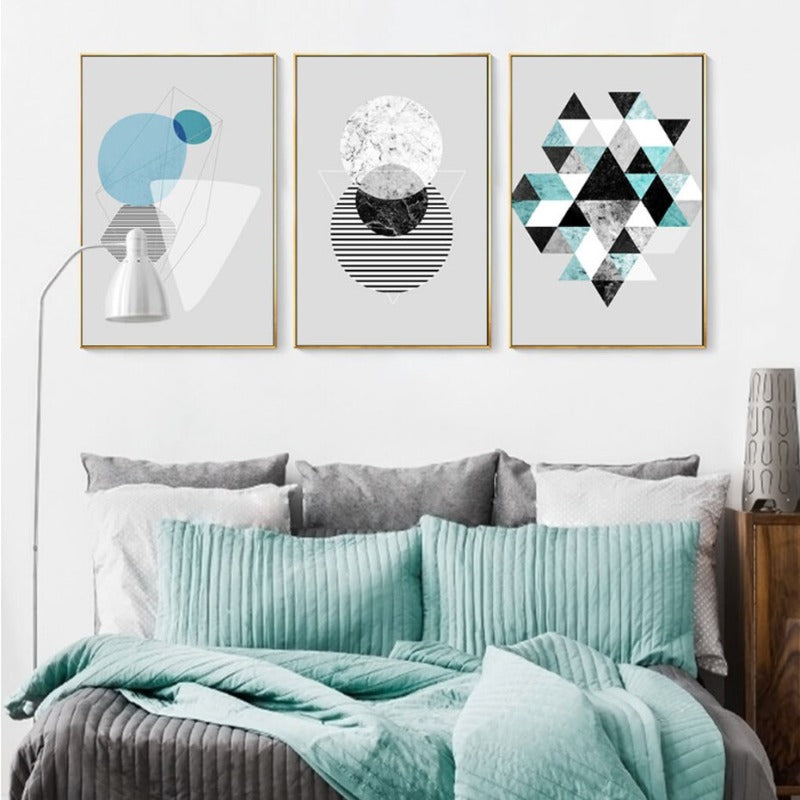 Geometric Art - Canvas Wall Art Painting | Bowlift