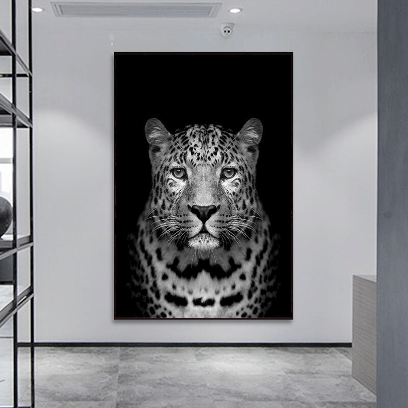 Africa Wild Big Cats - Canvas Wall Art Painting | Bowlift