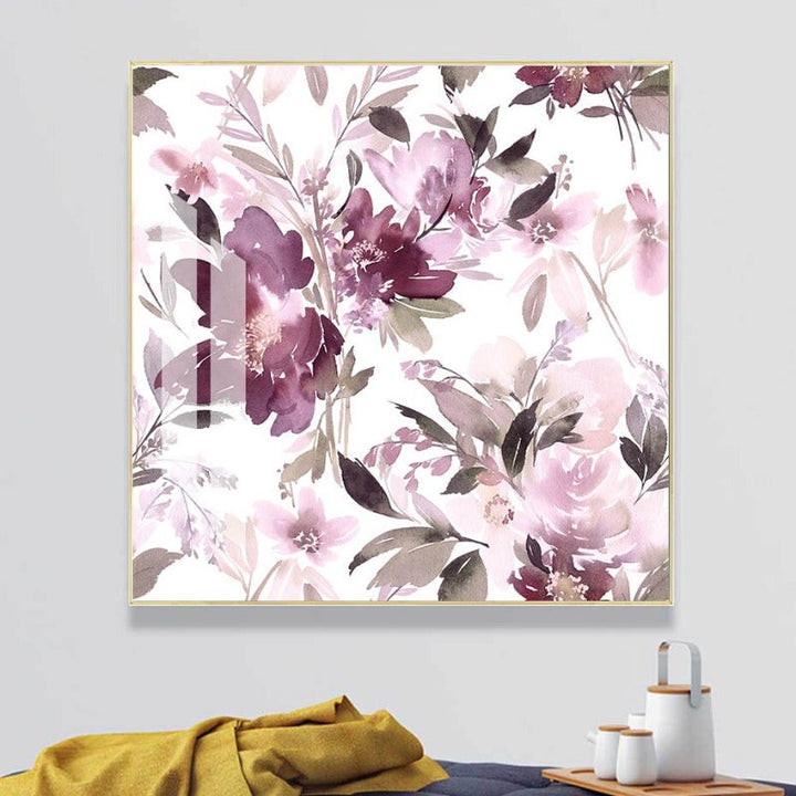 Bloom Lavender Floral - Canvas Wall Art Painting | Bowlift