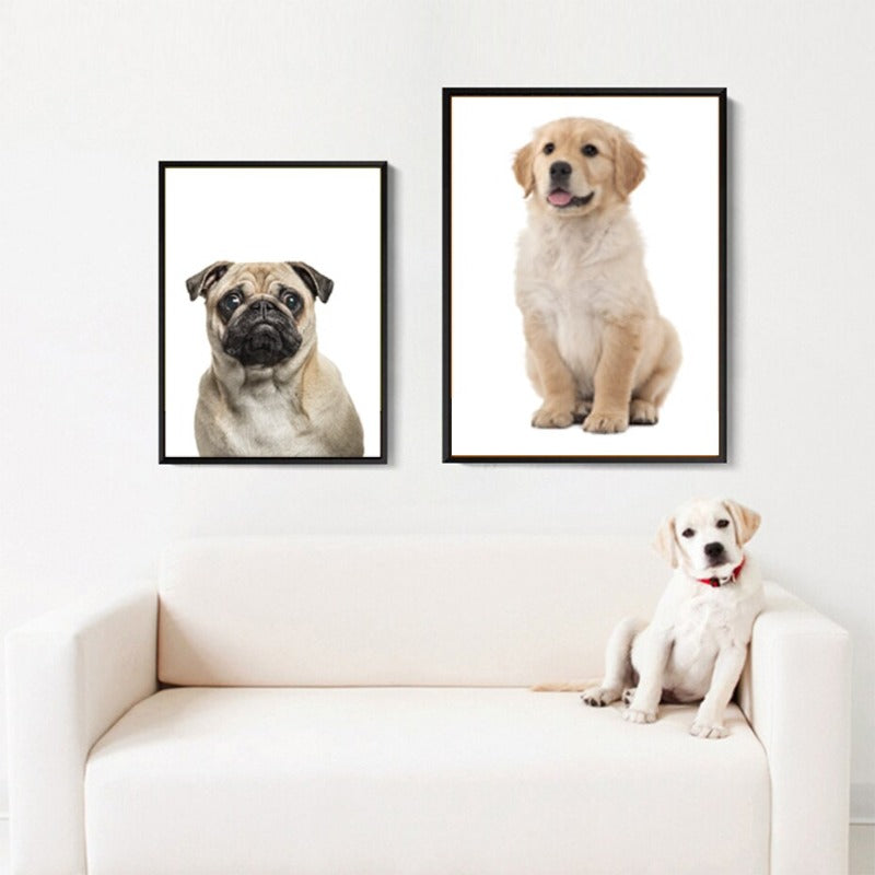 Modern Dog Posters and Prints - Canvas Wall Art Painting | Bowlift