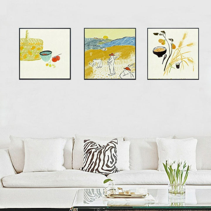 Chinese Solar Terms-Canvas Wall Art Painting | Bowlift