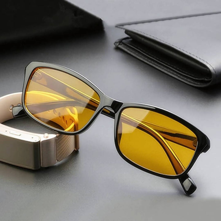 VisionGuard Blue Light Glasses | Eye Strain Relief - Sleep Improvement - Computer screen glasses - Anti-Reflective Coating Bowlift