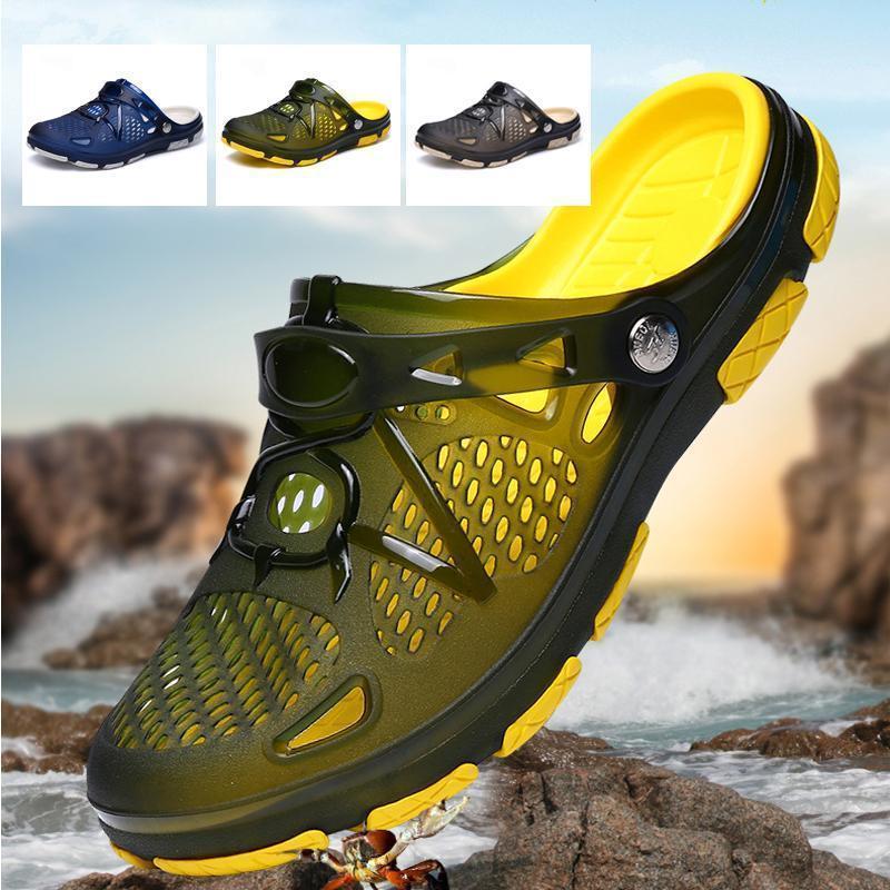 BowLift | Men's Beach Sandals Breathable Mesh Beach Slippers
