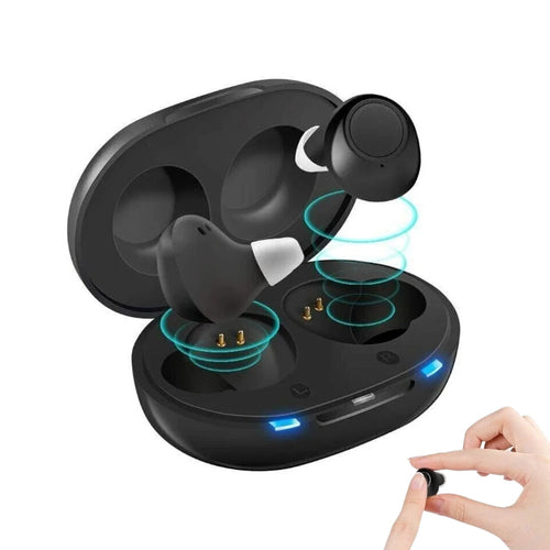 BowLift | Rechargeable ITC Invisible Hearing Aid | Hidden Sound Amplifiers for Clear Hearing