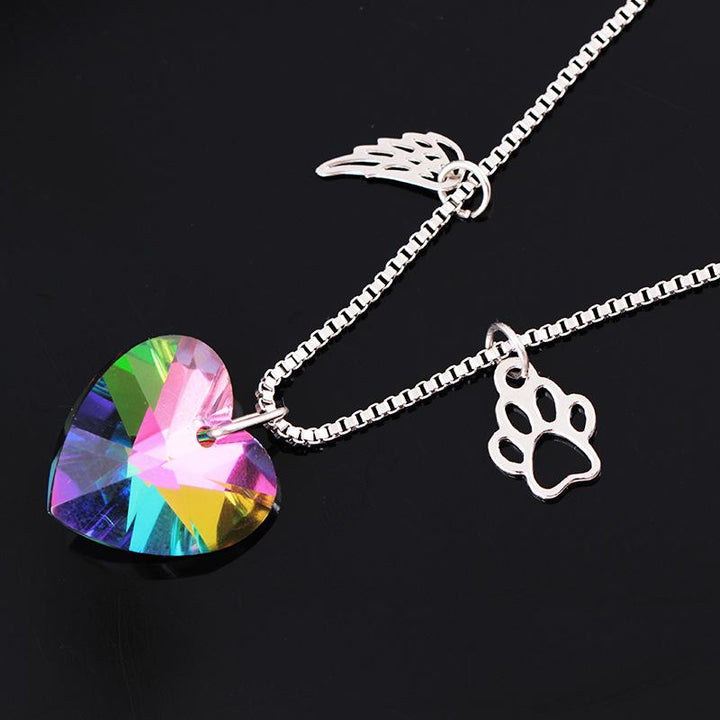 BowLift | Rainbow Heart Necklace