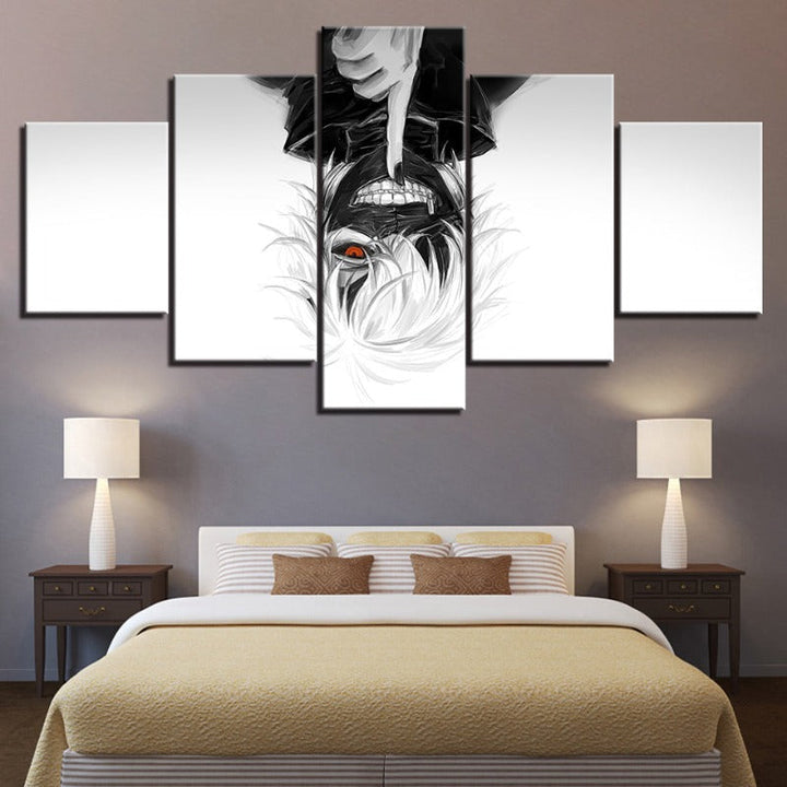 5 Piece Tokyo Ghoul Anime- Canvas Wall Art Painting | Bowlift