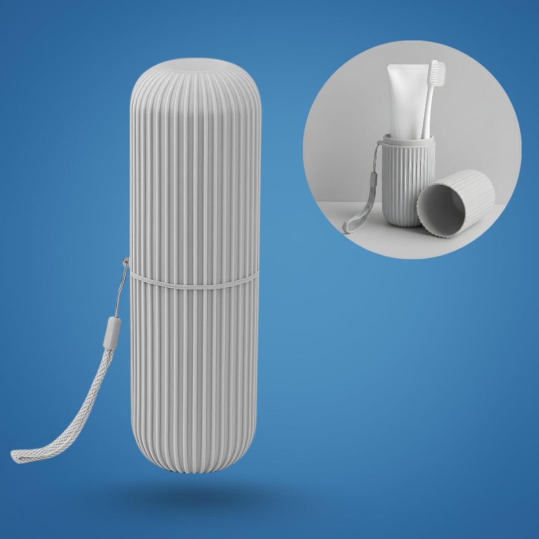 Mouthwash Cup Included – Compact Dust‑proof Design – Hygienic Oral Care for Travel & Holidays Bowlift