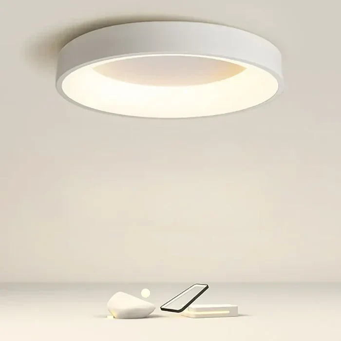 Scandinavian Round LED Ceiling Lamps - NordicGlow | Bowlift