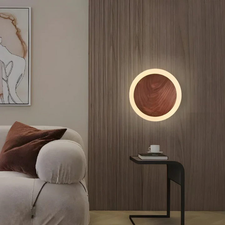 BowLift | Scandinavian Wooden LED Wall Lamp