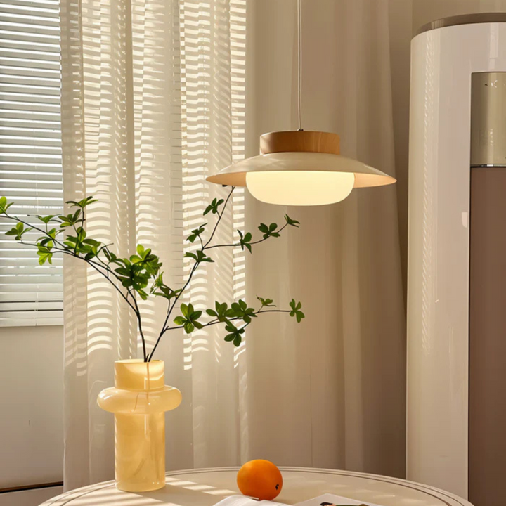 BowLift | Scandinavian Design Pendant Lamp for the Dining Table in Cream