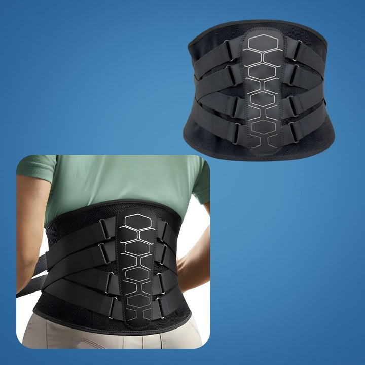 Ultra-Breathable Lumbar Support Belt – Lightweight Stabilising Wrap for Pain Relief & Posture Support Bowlift