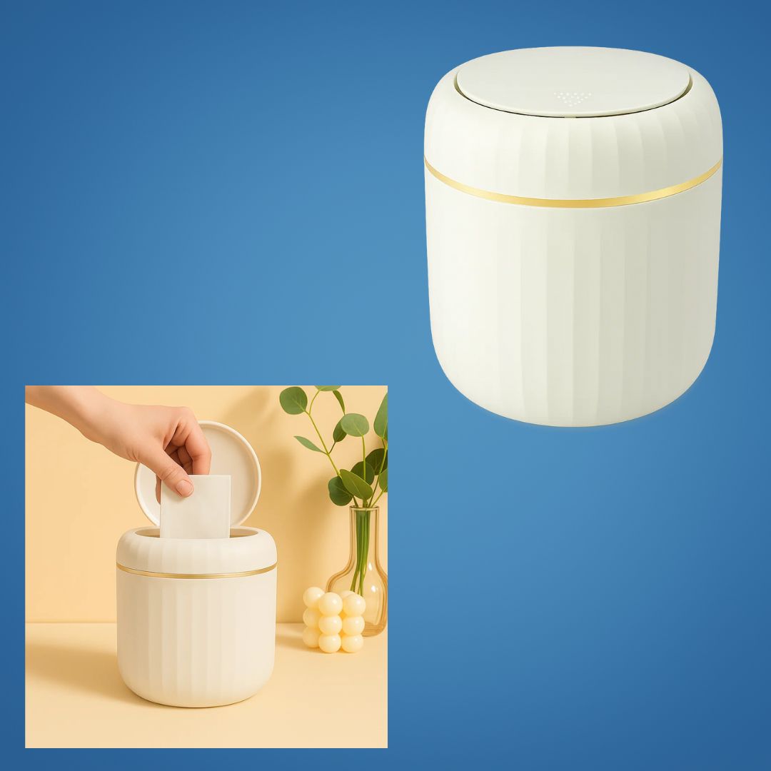 Odour-Sealing Lid – Durable Removable Inner Bucket – Compact Space-Saving Design – Keeps Desks Clean & Fresh Bowlift