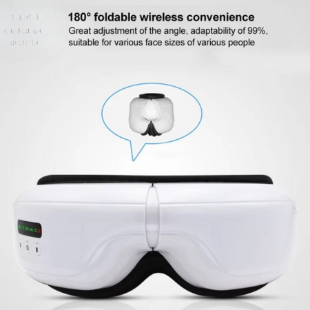 BowLift | Heated Air Pressure Eye Massager with Vibration, Bluetooth Music, and Hot Compress