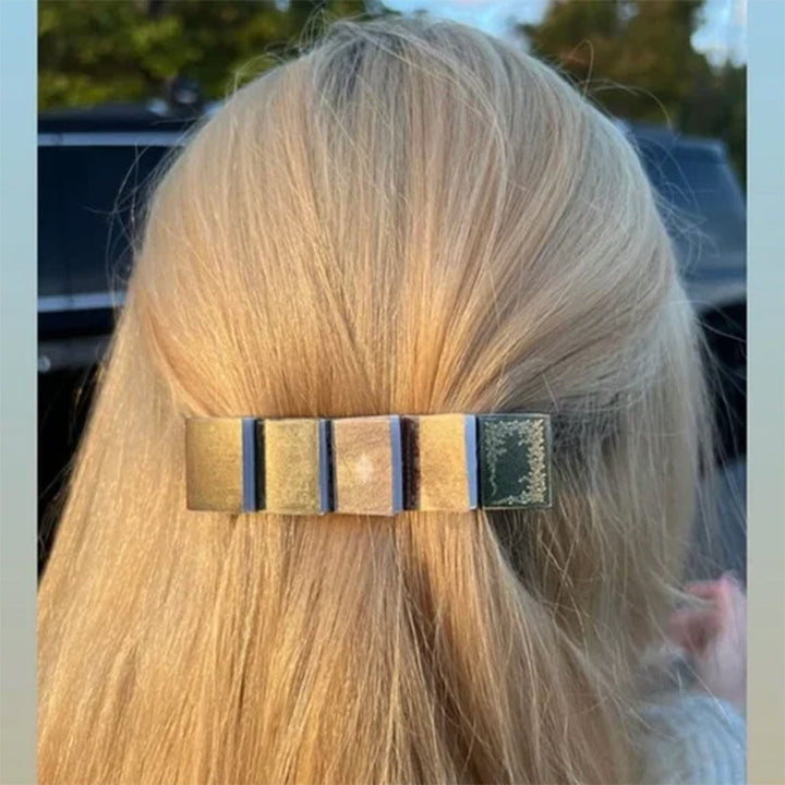BowLift | Miniature Book Hairpin Barrette