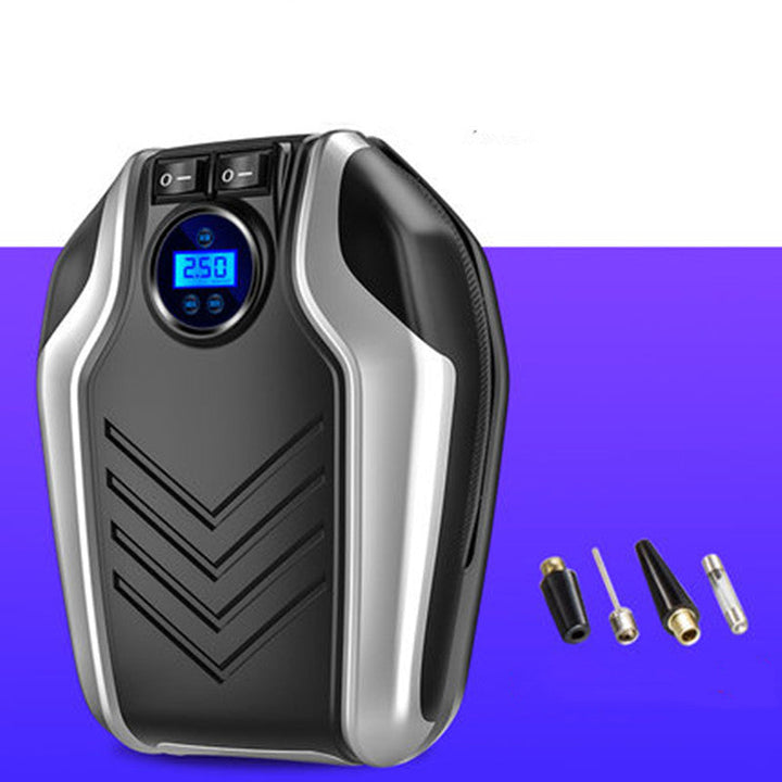 BowLift | 12V Portable Digital Tire Inflator Air Compressor for Car Tires, with LED Light & Pressure Gauge