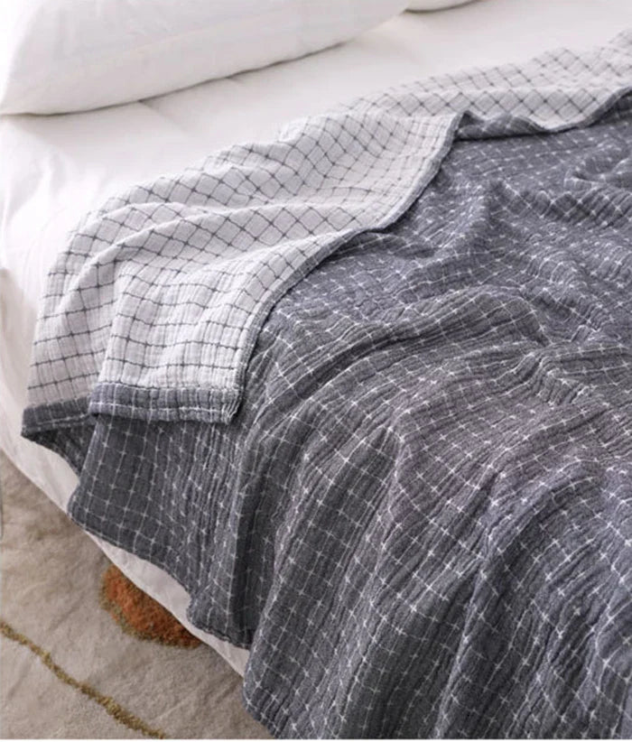 BowLift | Simple Casual Cotton Blanket - BreezyCotton