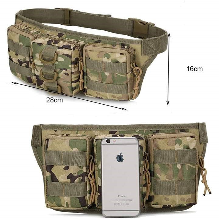 Sports bag for mountaineering cycling camouflage pattern | Bowlift