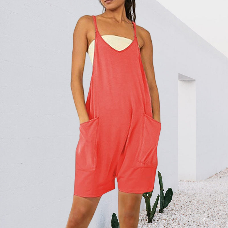 Sleeveless dress with pockets | Bowlift