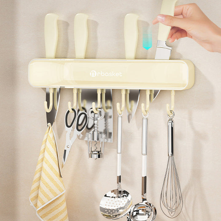 BowLift | Multifunctional Wall Mounted Knife Storage Shelf