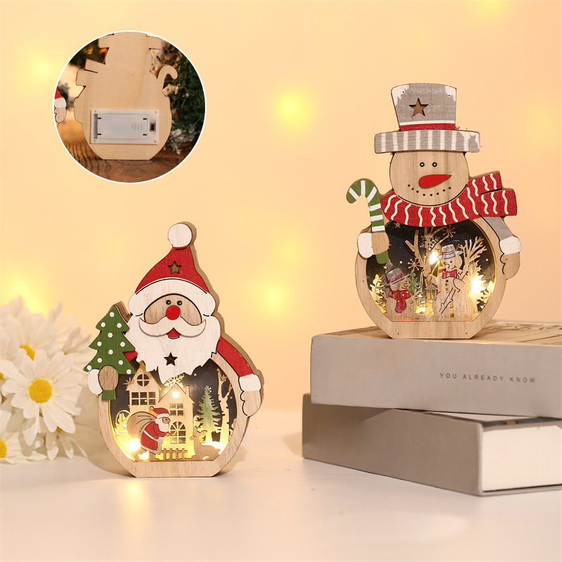 BowLift | LED Christmas Wooden Ornaments Lighting