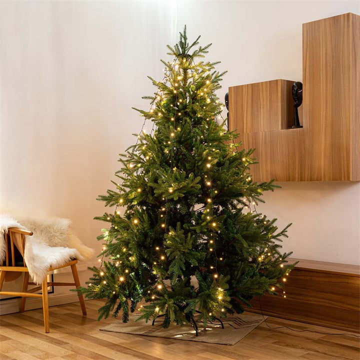 BowLift | Christmas Tree Waterfall Lights with Ring