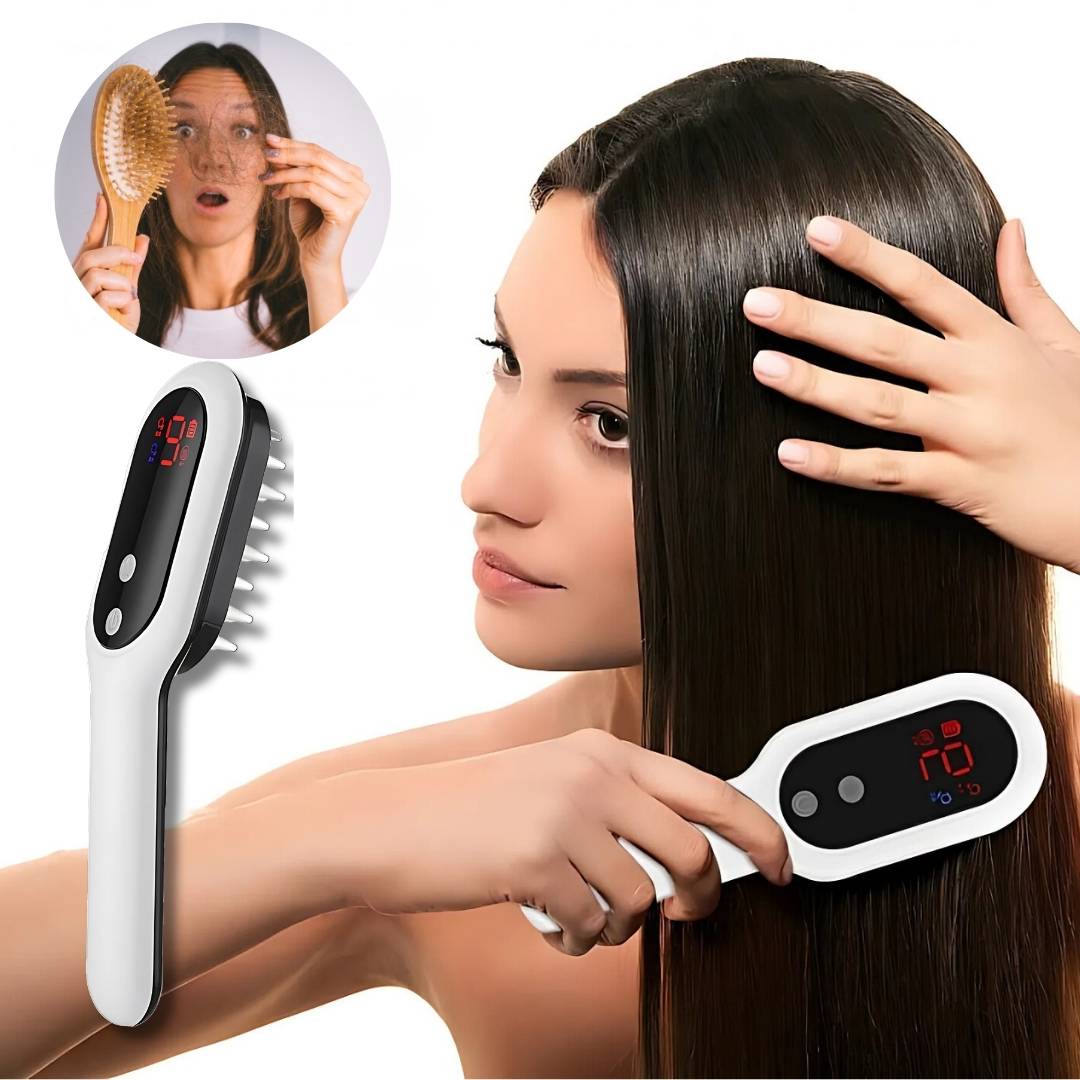 RevitalHair Electric Hair Comb for Hair Growth | Anti Hair Loss Device - for Hair Thinning - Scalp Massage - Hair Growth Bowlift