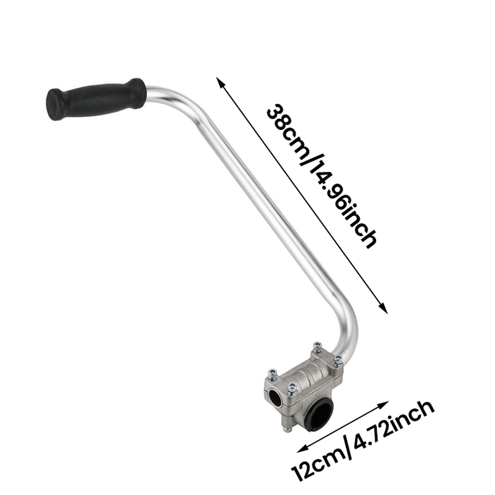 BowLift | Ergonomic Weed Killer Handle Extension Brush Cutter Trimmer Handle