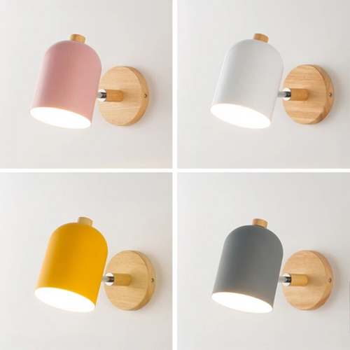 BowLift | Scandinavian Wooden Wall Lamp