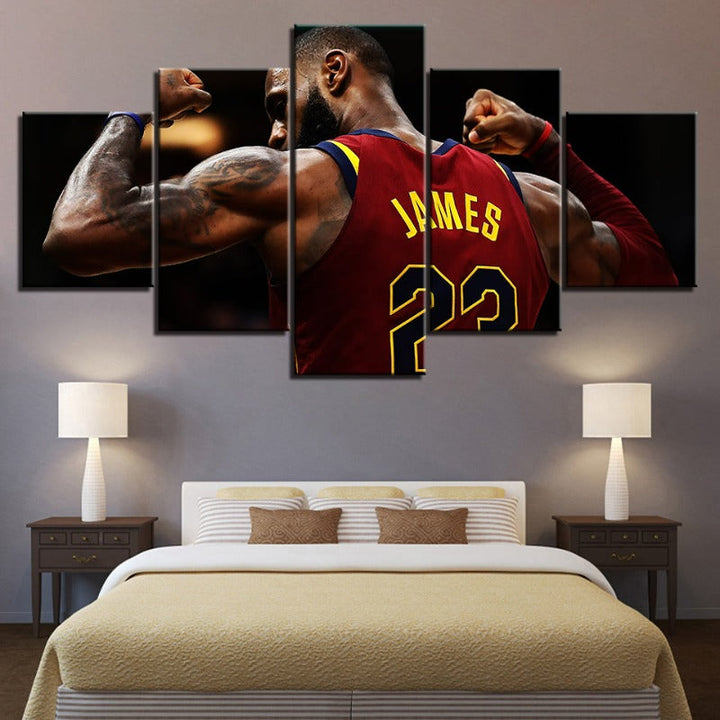 22 James - 5 Piece Canvas Wall Art Painting | Bowlift