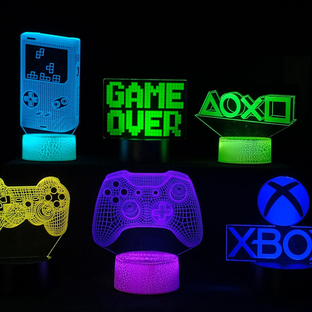 Gamer 3D LED lamps | Bowlift