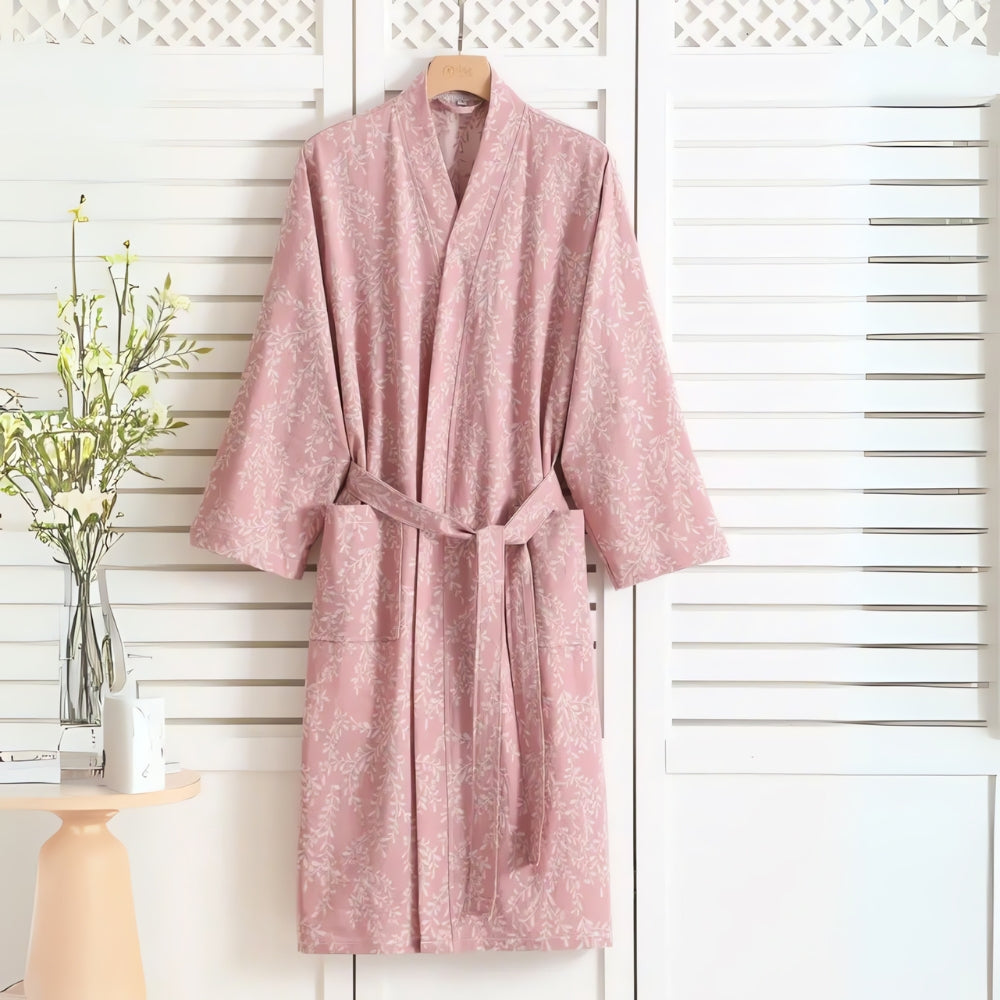 BowLift | Featherlight Jacquard Cotton Bath Robe