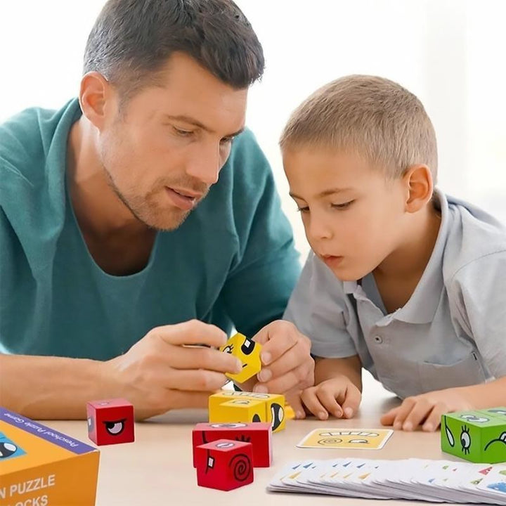 BowLift | BlockiMix Wooden Puzzle Game – Colorful Educational Blocks for Toddlers and Preschoolers