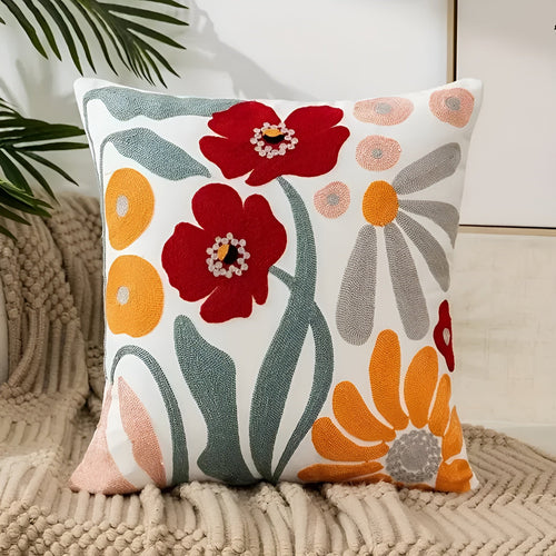 Flower Cushion Cover Decorative – Soft and ComfortaBowlifte | Stylish Living Room Decoration | Bowlift