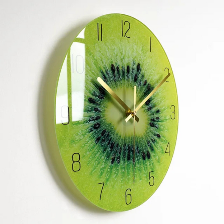 BowLift | Large Glass Wall Clock with Elegant Design Luxorix