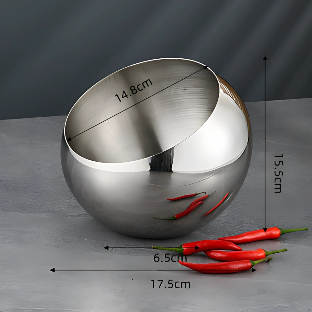 BowLift | Modern Arc Steel Fruit Bowl